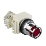 Pulsador Rojo 9001K - Bulbo Incandescente - 220V - NA+NC - 9001K3L25RH13 - SCHNEIDER