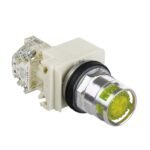 Pulsador Amarillo 9001K - LED - 220V - NA+NC - 9001K3L7LYYH13 - SCHNEIDER