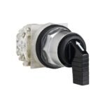 Selector Negro 9001K - Manija Larga - 3 Posiciones con Retorno al Centro - 1NANC - 9001KS53FBH13 - SCHNEIDER
