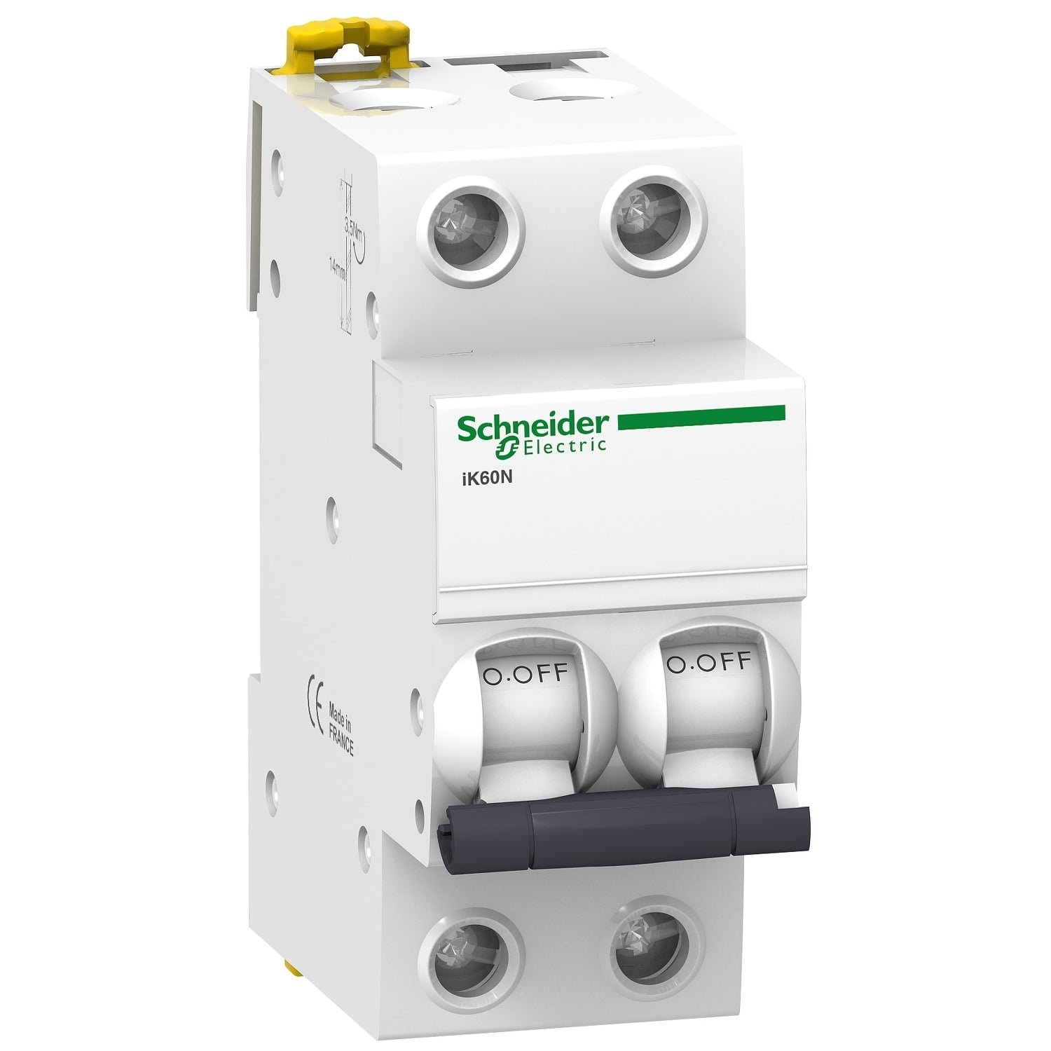 A9K24232 ITM Acti9 iK60N - 2P - 32A - (Icu)10kA/230VAC - C - A9K24232 - Schneider - Imagen 1