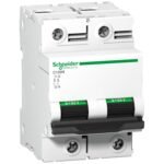 Interruptor Termomagnético - C120N - 2x100A - 20kA/230VAC (IEC60947-2) - C - A9N18362 - SCHNEIDER