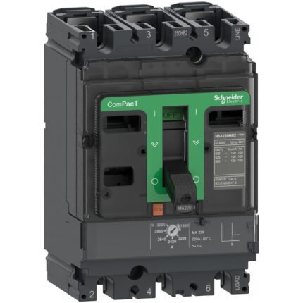 Guardamotor Compact NSX - MA - 100A - 100kA 220...240VAC (IEC60947-2) - C10H3MA100 - Schneider