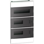 Caja de Empotrar Easy 9 - Puerta Fumé - 3 Filas - 36 Polos - EZ9E3436 - SCHNEIDER