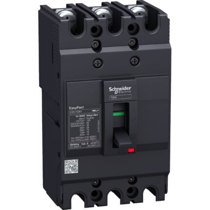 Interruptor Termomagnético EasyPact EZC - 3x80A - 25kA/220...240VAC (IEC60947-2) - EZC100N3080 - SCHNEIDER