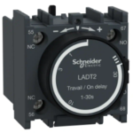 Bloque de Contactos Auxiliares Temporizado - Trabajo - 0.1 a 30s - 1NA+1NC - LADT2 - SCHNEIDER