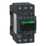 Contactor Tripolar TeSys D Green - 20HP(220V)/40HP(440V) - 50A(AC3) - 1NA+1NC - Bobina 100-250VAC/DC - LC1D50AKUE - SCHNEIDER