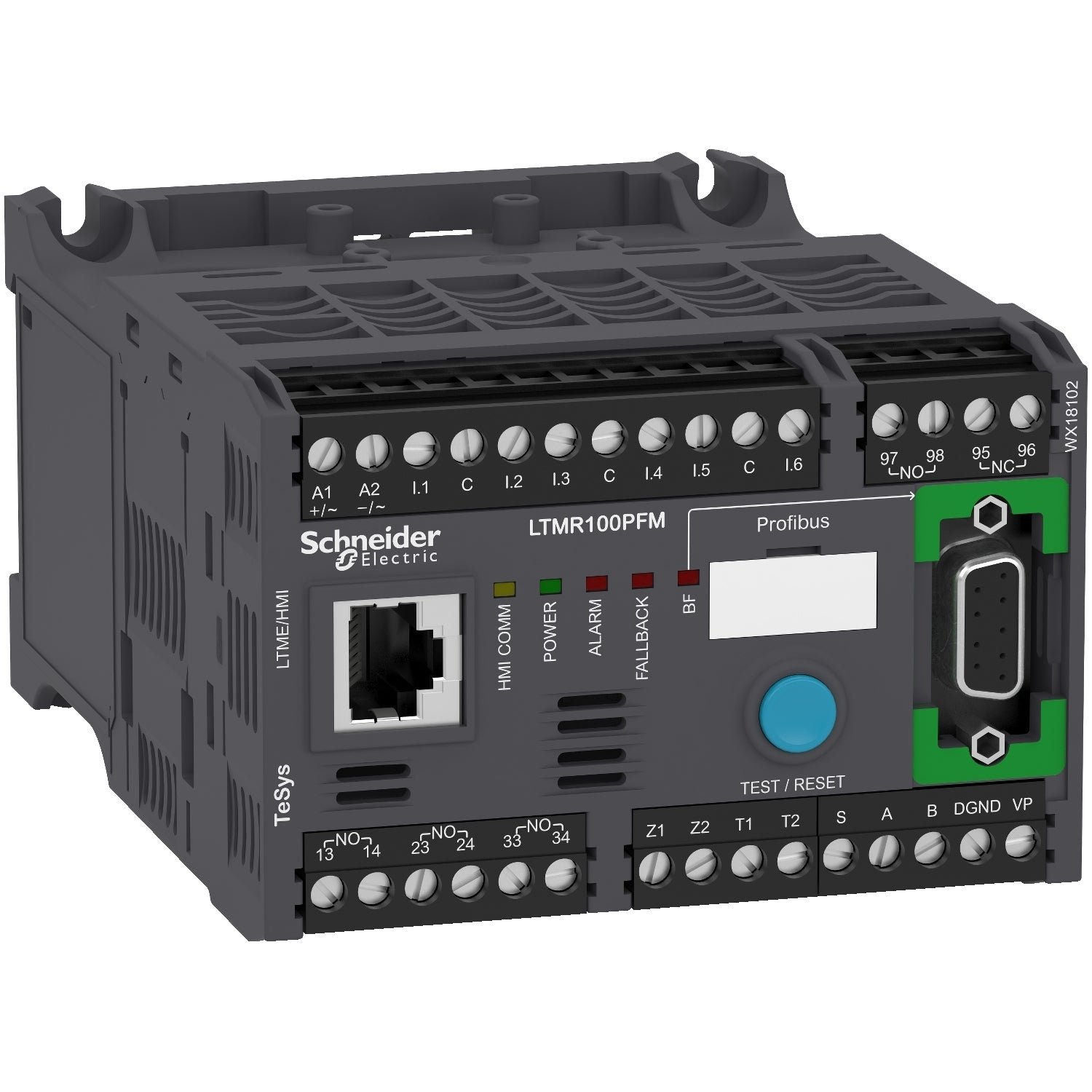 LTMR100PFM Relé Electrónico TeSys T - Profibus - 100A - 100-240VAC - LTMR100PFM - SCHNEIDER - Imagen 1