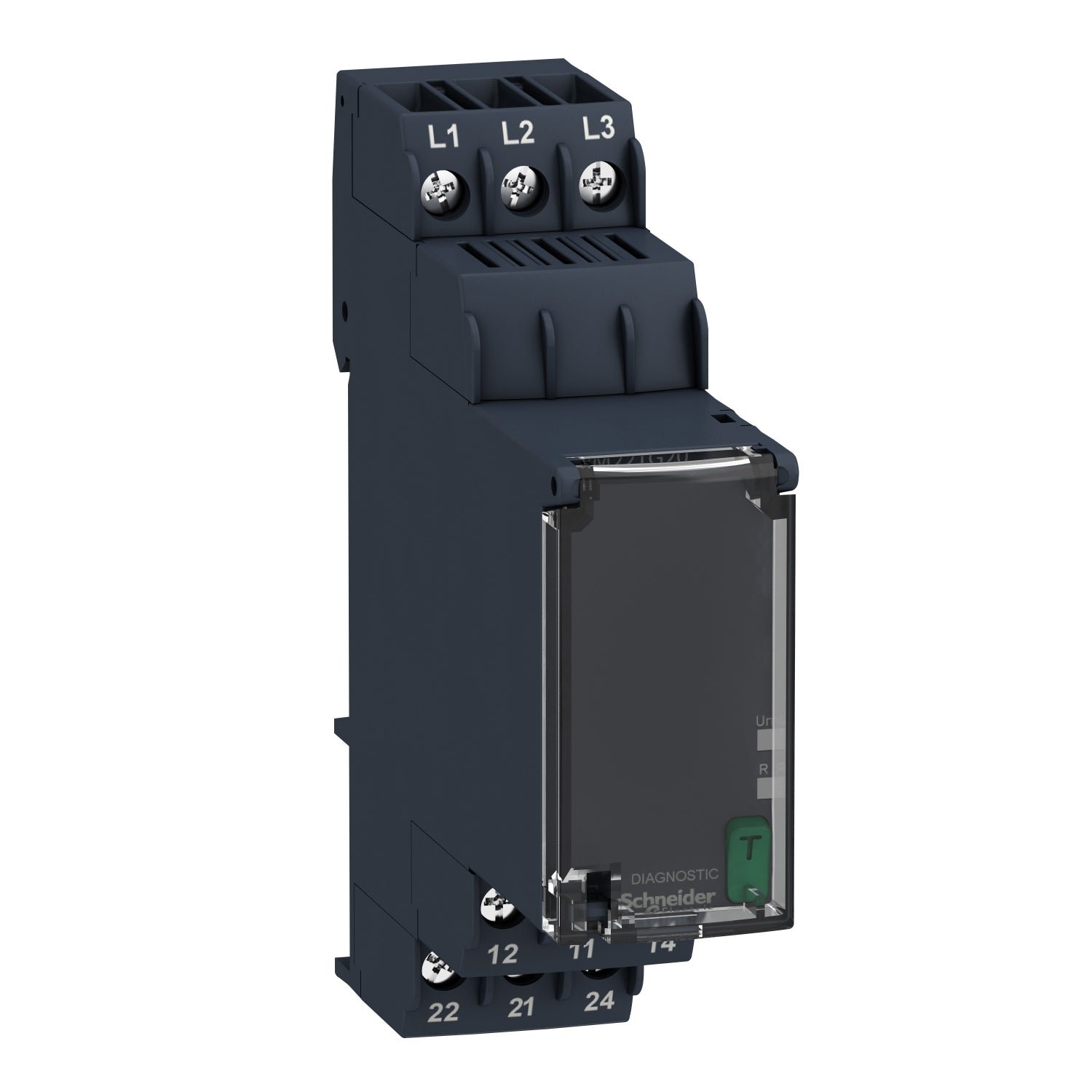 RM22TG20 Relé de Control de Redes Trifásicas Zelio RM22 - 2NANC - 5A - 208-480VAC - IP50 - RM22TG20 - SCHNEIDER - Imagen 1