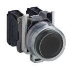 Pulsador Negro XB4 - Saliente con Capuchón - Marcha NA - XB4BP21 - SCHNEIDER