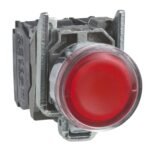 Pulsador Rojo XB4 - Rasante - LED - 24V - NA+NC - XB4BW34B5 - SCHNEIDER