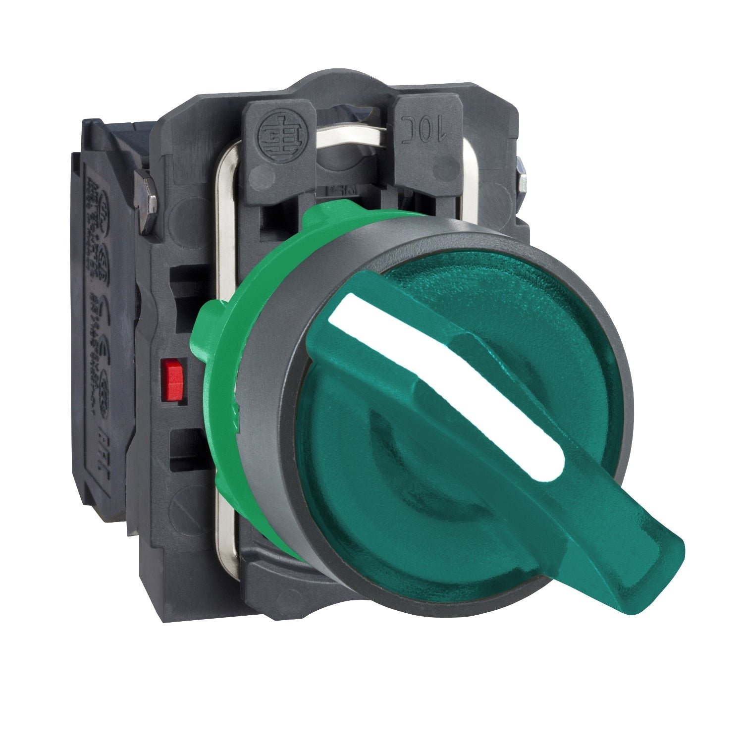 XB5AK123M5 Selector Verde XB5 - 2 Posiciones Fijas - LED - 230-240VAC - NA+NC - XB5AK123M5 - SCHNEIDER - Imagen 1