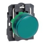 Piloto Verde XB5 - LED -  230-240V - XB5AVM3 - SCHNEIDER