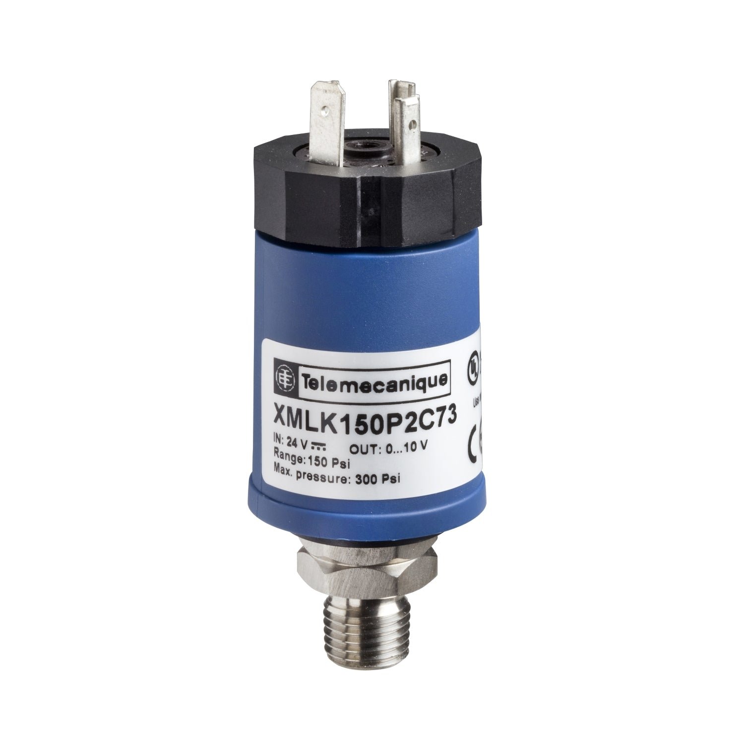 XMLK010B2C21 Sensor de Presión Electrónico OsiSense XMLK - 10 Bar - G 1/4A(Macho) - 4-20mA (2 Hilos) - 5-24VDC - XMLK010B2C21 - SCHNEIDER - Imagen 1