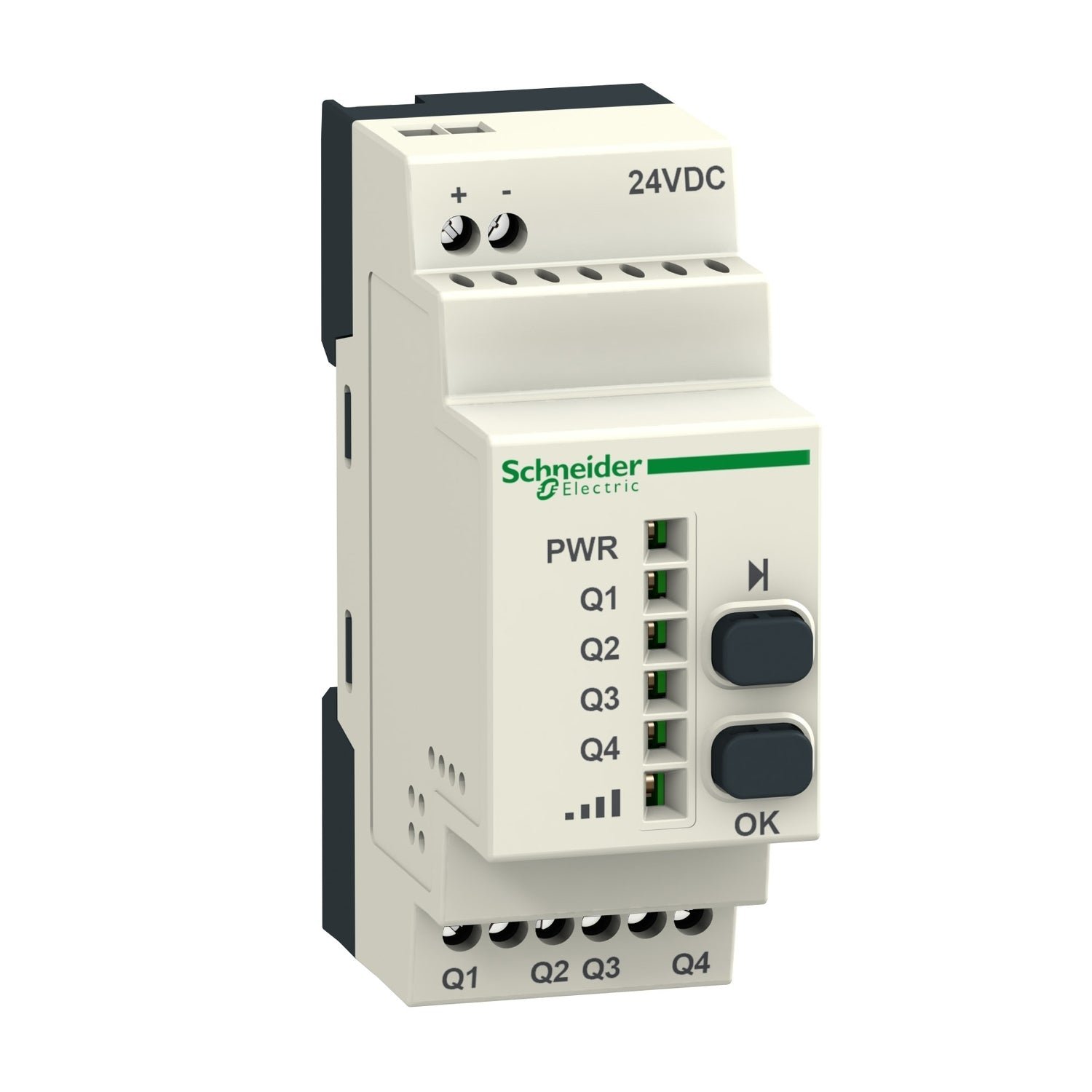 ZBRRC Relé Programable - 2 Botones - 6 LED - 4 PNP Monoestable - 24-240 VAC/DC - ZBRRC - SCHNEIDER - Imagen 1
