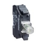Bloque LED Protegido Verde - 24 VAC/DC - ZBVB3 - SCHNEIDER