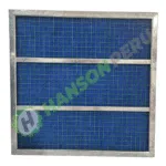 Fabricación de filtro de metal azul lavable